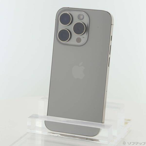 【中古】Apple(アップル) iPhone15 Pro 256GB ナチュラルチタニウム MTUF3J/A SIMフリー 【368-ud】|ソフマップ中古専門店