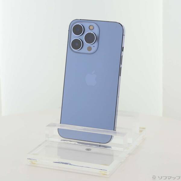 【中古】Apple(アップル) iPhone13 Pro 256GB シエラブルー MLUU3J／A SIMフリー 【344-ud】