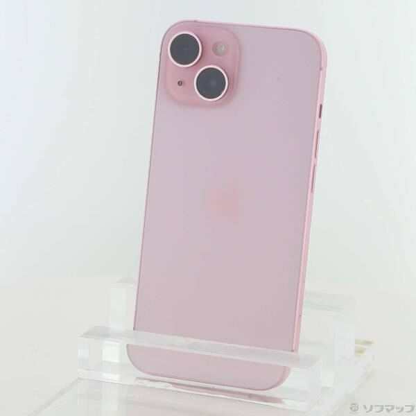 【中古】Apple(アップル) iPhone15 128GB ピンク MTMJ3J／A SIMフリー 【198-ud】