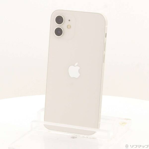 【中古】Apple(アップル) iPhone12 64GB ホワイト MGHP3J／A SIMフリー 【269-ud】