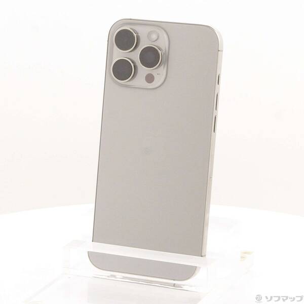 【中古】Apple(アップル) iPhone16 Pro Max 256GB ナチュラルチタニウム MYWK3J／A SIMフリー 【251-ud】