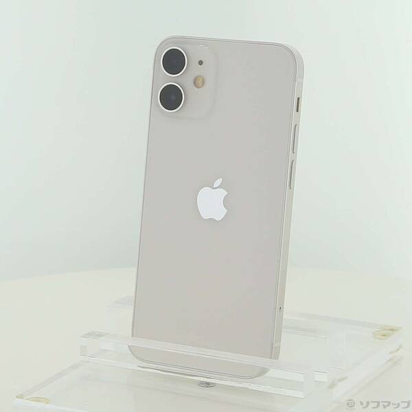 【中古】Apple(アップル) iPhone12 mini 128GB ホワイト MGDM3J／A SoftBank 【348-ud】