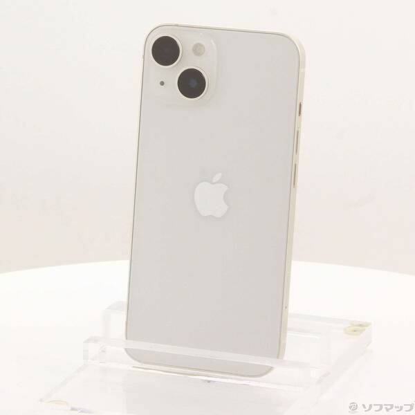 【中古】Apple(アップル) iPhone14 128GB スターライト MPUQ3J／A SIMフリー 【297-ud】
