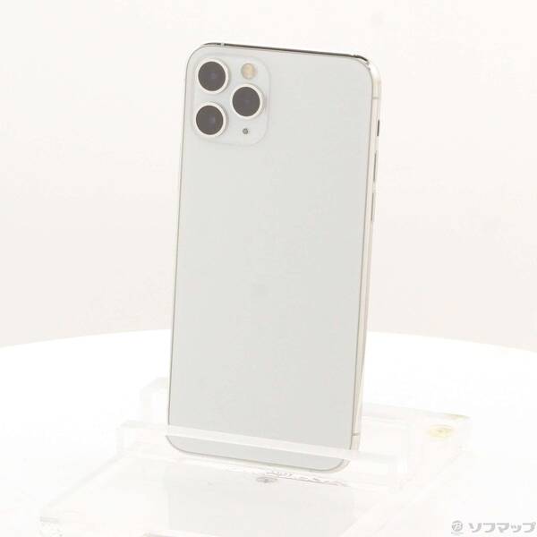 【中古】Apple(アップル) iPhone11 Pro 64GB シルバー MWC32J／A SoftBank 【258-ud】