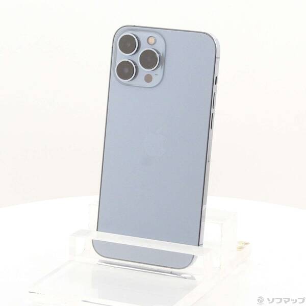 【中古】Apple(アップル) iPhone13 Pro Max 1TB シエラブルー MLKK3J/A SIMフリー 【262-ud】