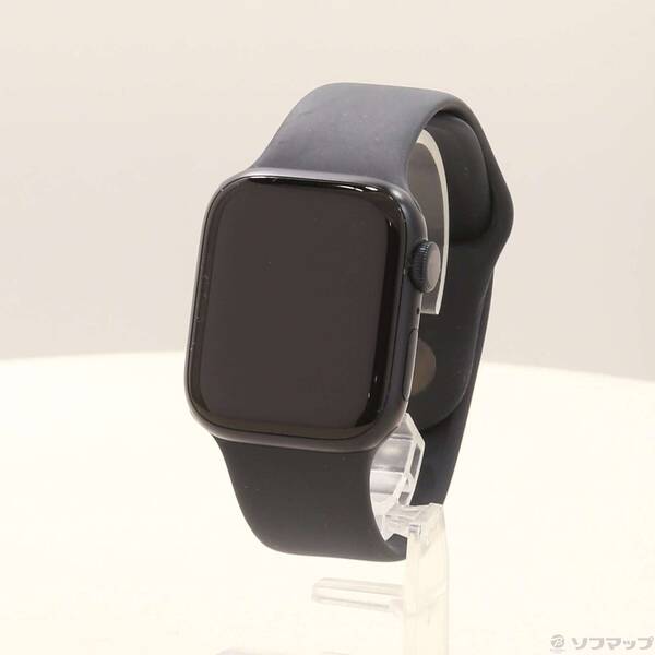 【中古】Apple(アップル) Apple Watch Series 7 GPS 41mm ミッドナイトアルミニウムケース ミッドナイトスポーツバンド 【352-ud】