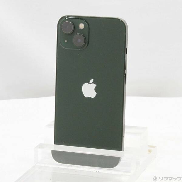 【中古】Apple(アップル) iPhone13 256GB グリーン MNGH3J/A SIMフリー 〔ネットワーク利用制限▲〕 【247-ud】