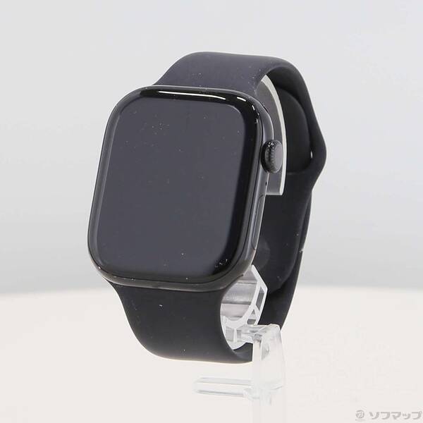 【中古】Apple(アップル) Apple Watch Series 10 GPS 46mm ジェットブラックアルミニウムケース ブラックスポーツバンド 【368-ud】