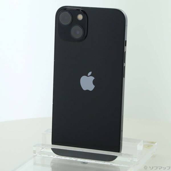 【中古】Apple(アップル) iPhone13 256GB ミッドナイト MLNH3J／A SIMフリー 〔ネットワーク利用制限▲〕 【247-ud】