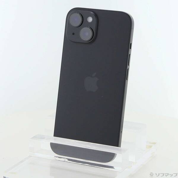 【中古】Apple(アップル) iPhone15 128GB ブラック MTMH3J／A SIMフリー 【198-ud】