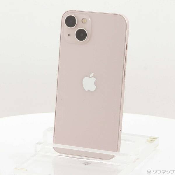 【中古】Apple(アップル) iPhone13 128GB ピンク MLNE3J／A SIMフリー 【276-ud】