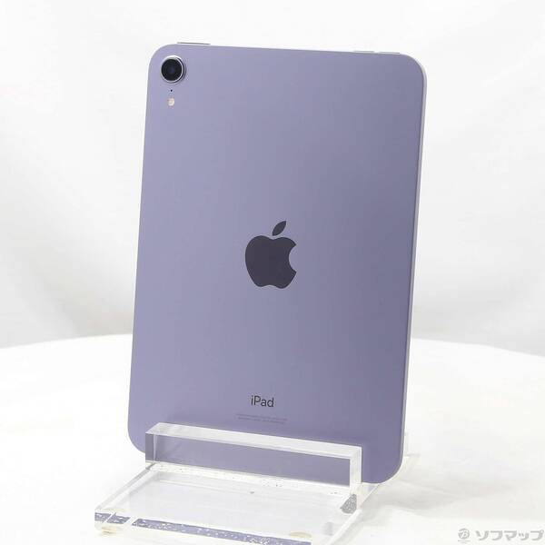 【中古】Apple(アップル) iPad mini 第6世代 64GB パープル MK7R3J／A Wi-Fi 【305-ud】