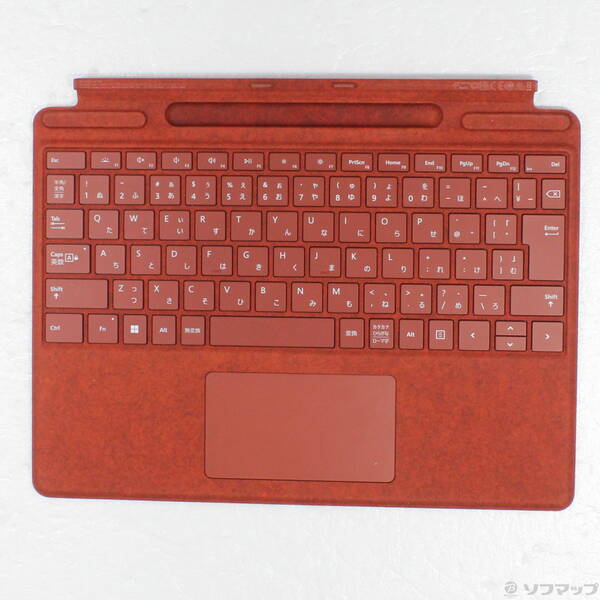 【中古】Microsoft(マイクロソフト) Surface Pro スリム ペン2付き Signature キーボード ポピーレッド 8X6-00039 【262-ud】