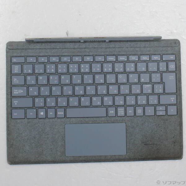 【中古】Microsoft(マイクロソフト) Surface Pro Signature Type Cover FFP-00139 内燃機関青色 【377-ud】