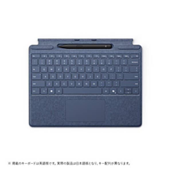 【中古】Microsoft(マイクロソフト) Surface Pro 13in 鍵盤 (書きもの納める付き添い人／か細い書きもの付き添い人) サファイア 8X6-00209 【344-ud】