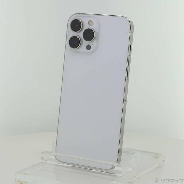 【中古】Apple(アップル) iPhone13 Pro Max 128GB シルバー MLJ53J／A SIMフリー 【276-ud】