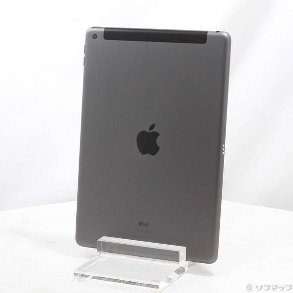 【中古】Apple(アップル) iPad 第7世代 32GB スペースグレイ MW6A2J／A auロック解除SIMフリー 【305-ud】