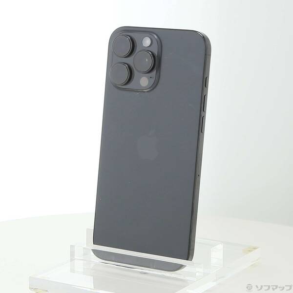 【中古】Apple(アップル) iPhone16 Pro Max 256GB ブラックチタニウム 3N528J/A SIMフリー 【297-ud】