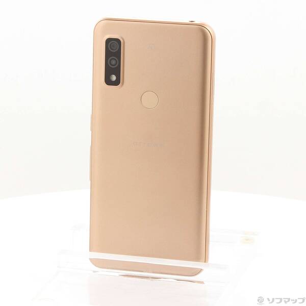 【中古】FUJITSU(富士通) arrows We 64GB ローズゴールド FCG01 au SIMフリー 【368-ud】