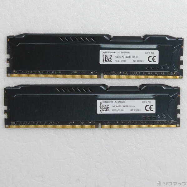 【中古】288P PC4-21300 DDR4-2666 32GB 16GB×2枚組 【344-ud】