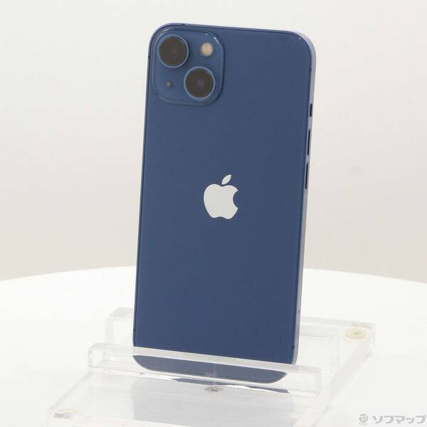 【中古】Apple(アップル) iPhone13 512GB ブルー MLNT3J／A SIMフリー 【295-ud】
