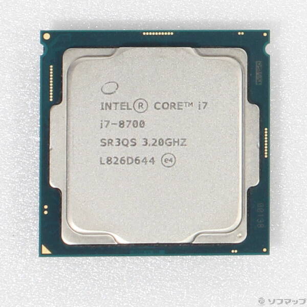 【中古】intel(インテル) Core i7 8700 〔3.2GHz／LGA 1151〕 【377-ud】｜ソフマップ中古専門店