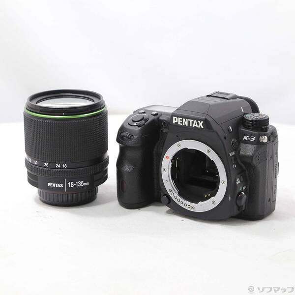 【中古】PENTAX(ペンタックス) K-3 18-135mm WRレンズキット 2435万画素／SDHC／ブラック 【262-ud】