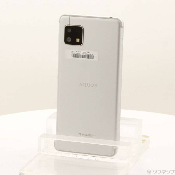 【中古】SHARP(シャープ) AQUOS sense4 lite 64GB シルバー SH-RM15 SIMフリー 【295-ud】