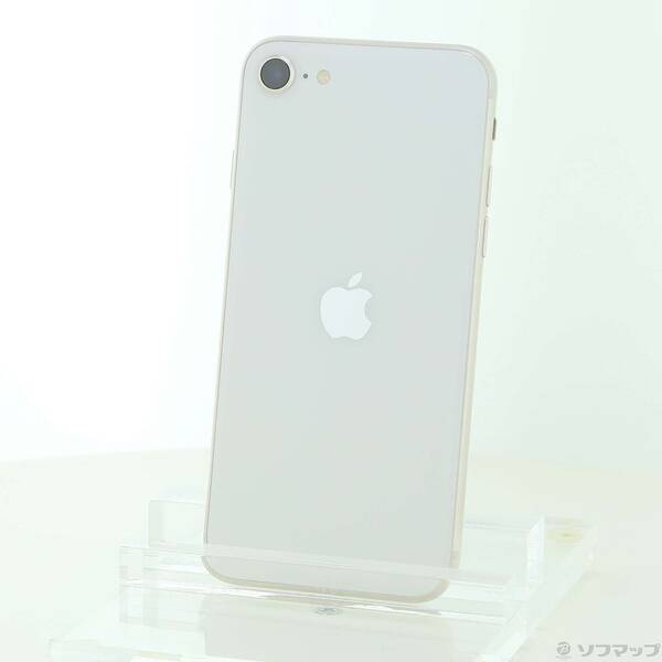 【中古】au iPhone SE 第3世代 128GB スターライト MMYG3J／A SIMフリー 【198-ud】 26,857円
