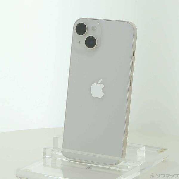 【中古】Apple(アップル) iPhone14 256GB スターライト MPW33J／A SIMフリー 【344-ud】