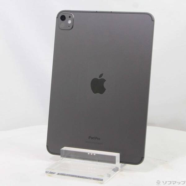 【中古】Apple(アップル) iPad Pro 11インチ 第5世代 標準ガラス 2TB スペースブラック MVW73J／A SIMフリー 【352-ud】