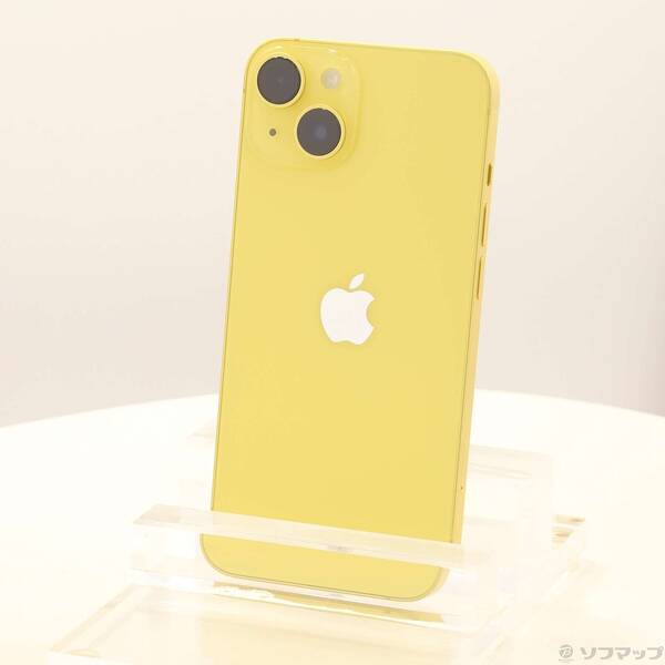 【中古】Apple(アップル) iPhone14 256GB イエロー MR3R3J／A SIMフリー 【196-ud】