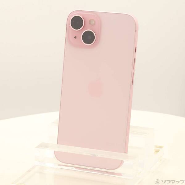 【中古】Apple(アップル) iPhone15 128GB ピンク MTMJ3J/A SIMフリー 【371-ud】