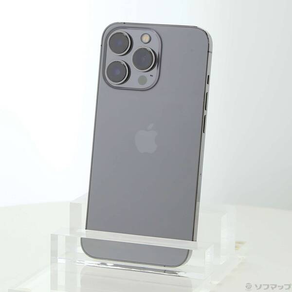 【中古】Apple(アップル) iPhone13 Pro 256GB 黒鉛 MLUN3J／A SIM無償性 【269-ud】 スマートフォン本体-スマートフォン・タブレット