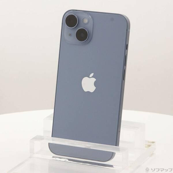 【中古】Apple(アップル) iPhone14 256GB ブルー MPWN3J／A SIMフリー 【196-ud】
