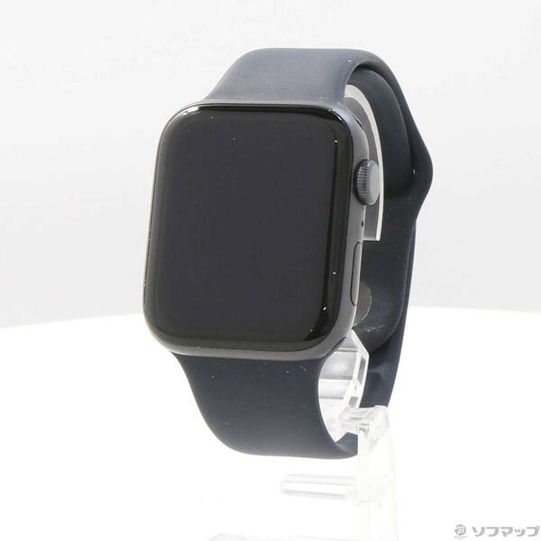 【中古】Apple(アップル) Apple Watch SE 第1時人 GPS 44粍 スペースグレイアルミニウムケース 夜夜中運動競技ダンス楽隊 【305-ud】