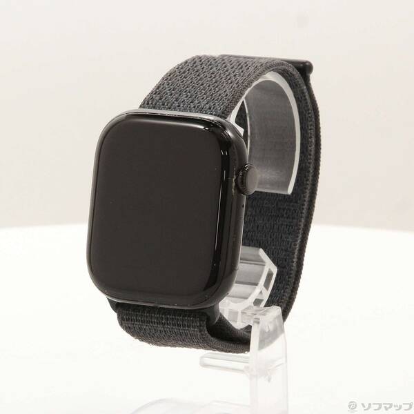 【中古】Apple(アップル) Apple Watch Series 10 GPS 46mm ジェットブラックアルミニウムケース インクスポーツループ 【262-ud】