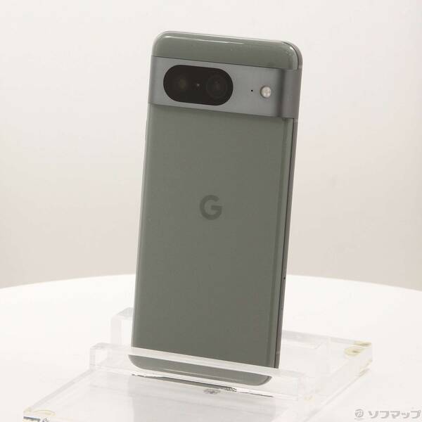 【中古】GOOGLE(グーグル) Google Pixel 8 128GB ヘーゼル GA048 au SIMフリー 【377-ud】
