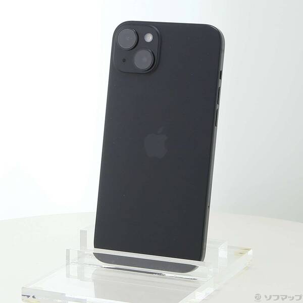【中古】Apple(アップル) iPhone15 Plus 128GB ブラック MU083J／A SIMフリー 【196-ud】