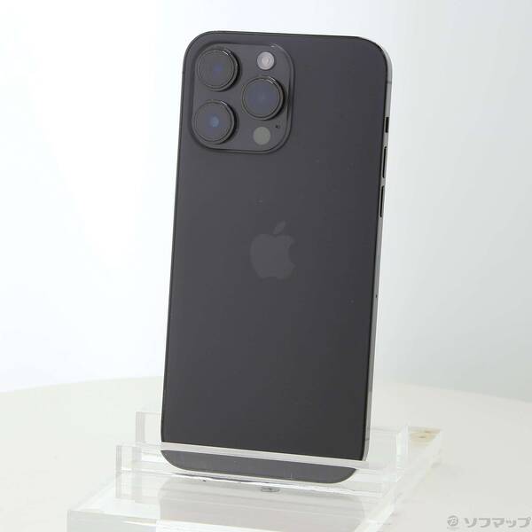 【中古】Apple(アップル) iPhone14 Pro Max 256GB 空白文字黒いこと MQ9A3J／A SIM無償性 【251-ud】