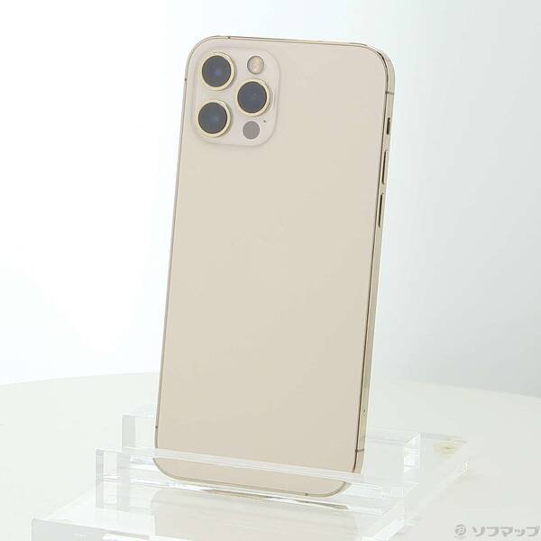 【中古】Apple(アップル) iPhone12 Pro 256GB ゴールド MGMC3J／A SoftBank 【262-ud】