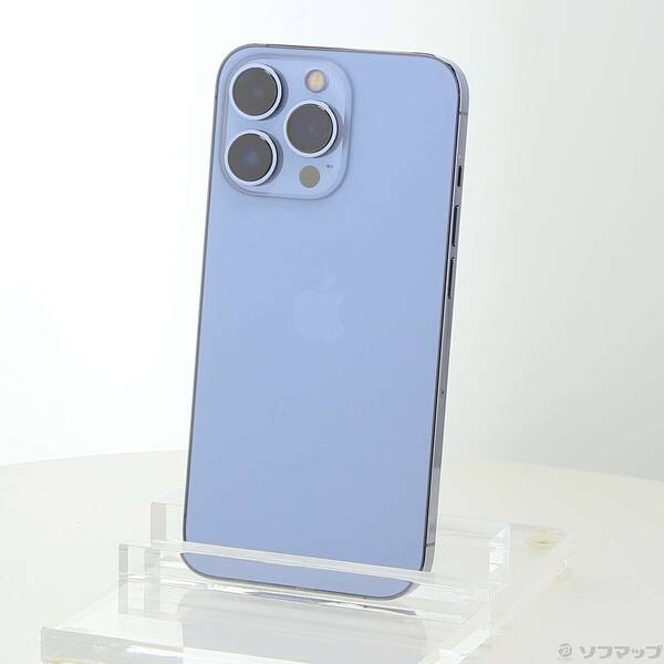【中古】Apple(アップル) iPhone13 Pro 256GB シエラブルー MLUU3J／A SIMフリー 【297-ud】