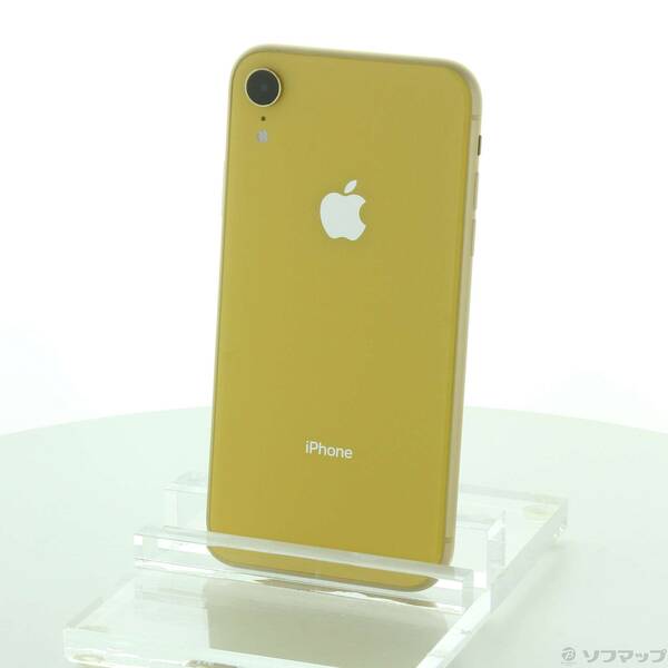 【中古】Apple(アップル) iPhoneXR 128GB イエロー MT0Q2J／A SoftBank 【344-ud】