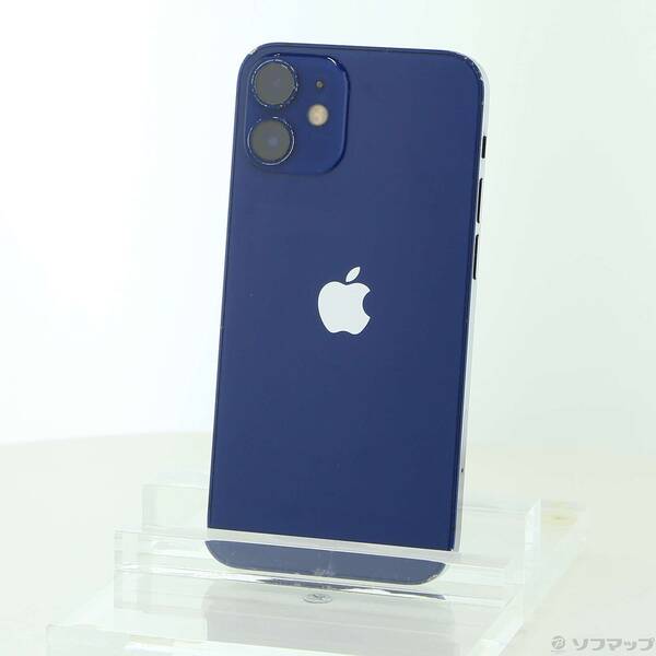 【中古】Apple(アップル) iPhone12 mini 128GB ブルー MGDP3J／A SIMフリー 【377-ud】