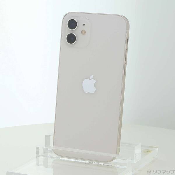 【中古】Apple(アップル) iPhone12 64GB ホワイト MGHP3J／A SIMフリー 【247-ud】