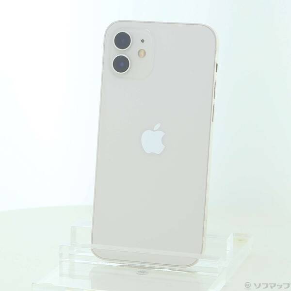【中古】Apple(アップル) iPhone12 64GB ホワイト MGHP3J／A SIMフリー 【269-ud】