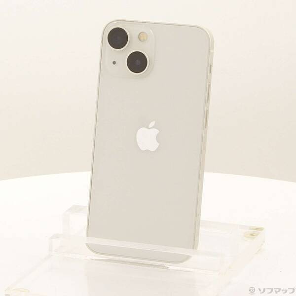 【中古】Apple(アップル) iPhone13 mini 128GB スターライト MLJE3J／A SIMフリー 【269-ud】