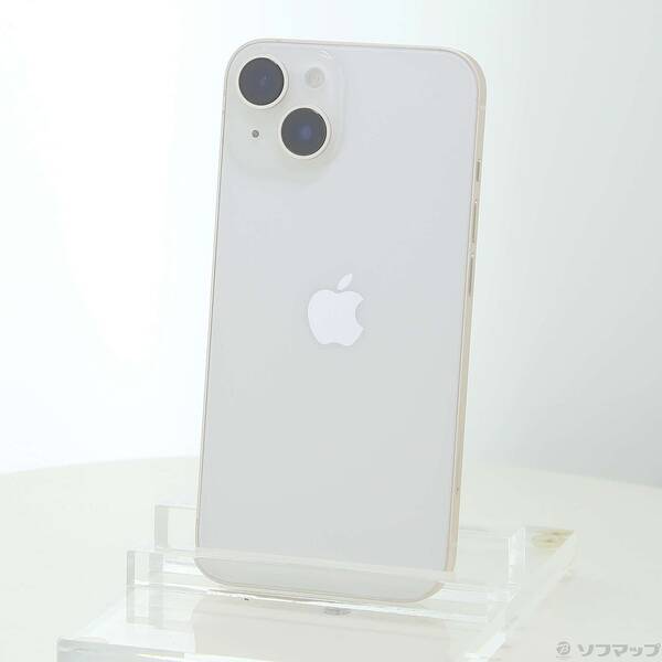【中古】Apple(アップル) iPhone14 256GB スターライト MPW33J／A SIMフリー 【349-ud】