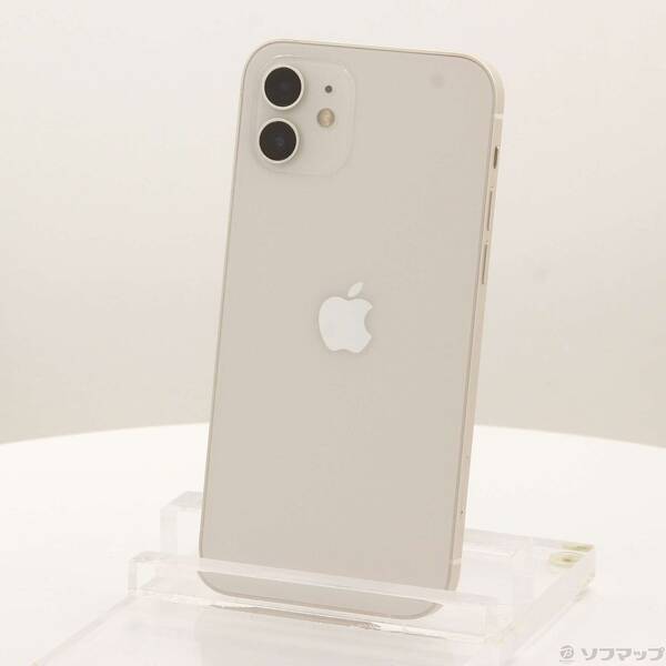 【中古】Apple(アップル) iPhone12 64GB ホワイト MGHP3J／A SIMフリー 【344-ud】