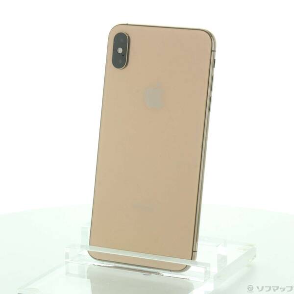 【中古】Apple(アップル) iPhoneXS Max 256GB ゴールド NT6W2J／A SIMフリー 【247-ud】
